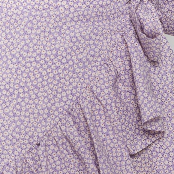 Beginning Boutique lilac floral skirt - Picture 7 of 10